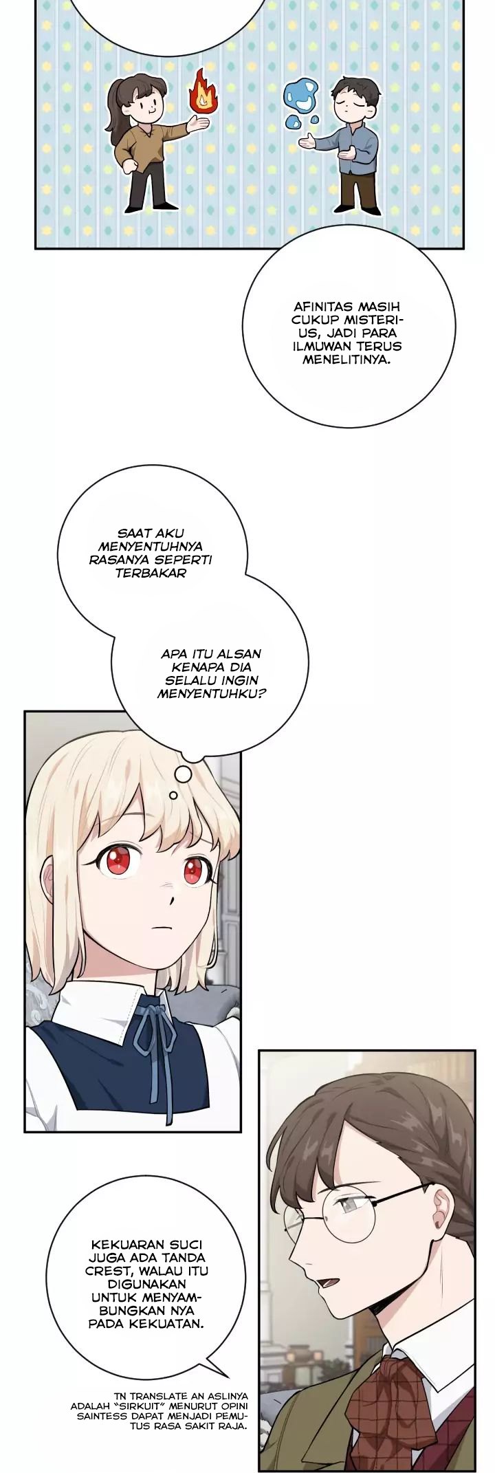 I Became a Maid in a TL Novel Chapter 23 Bahasa Indonesia