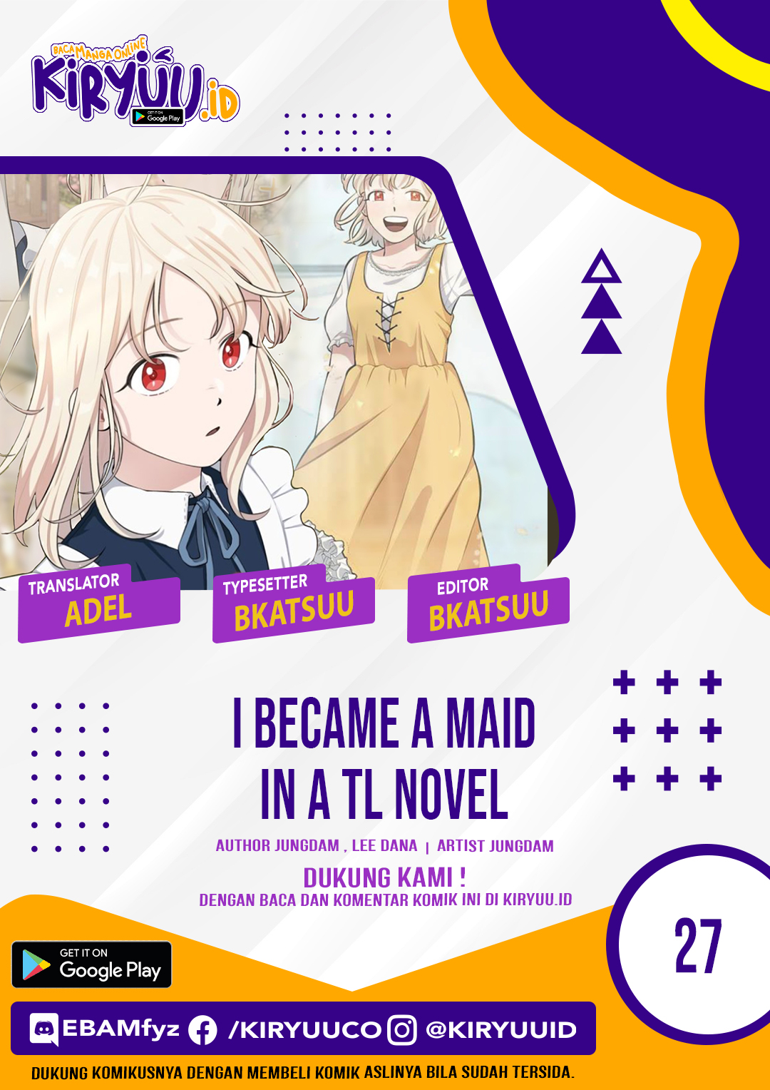 I Became a Maid in a TL Novel Chapter 27 Bahasa Indonesia