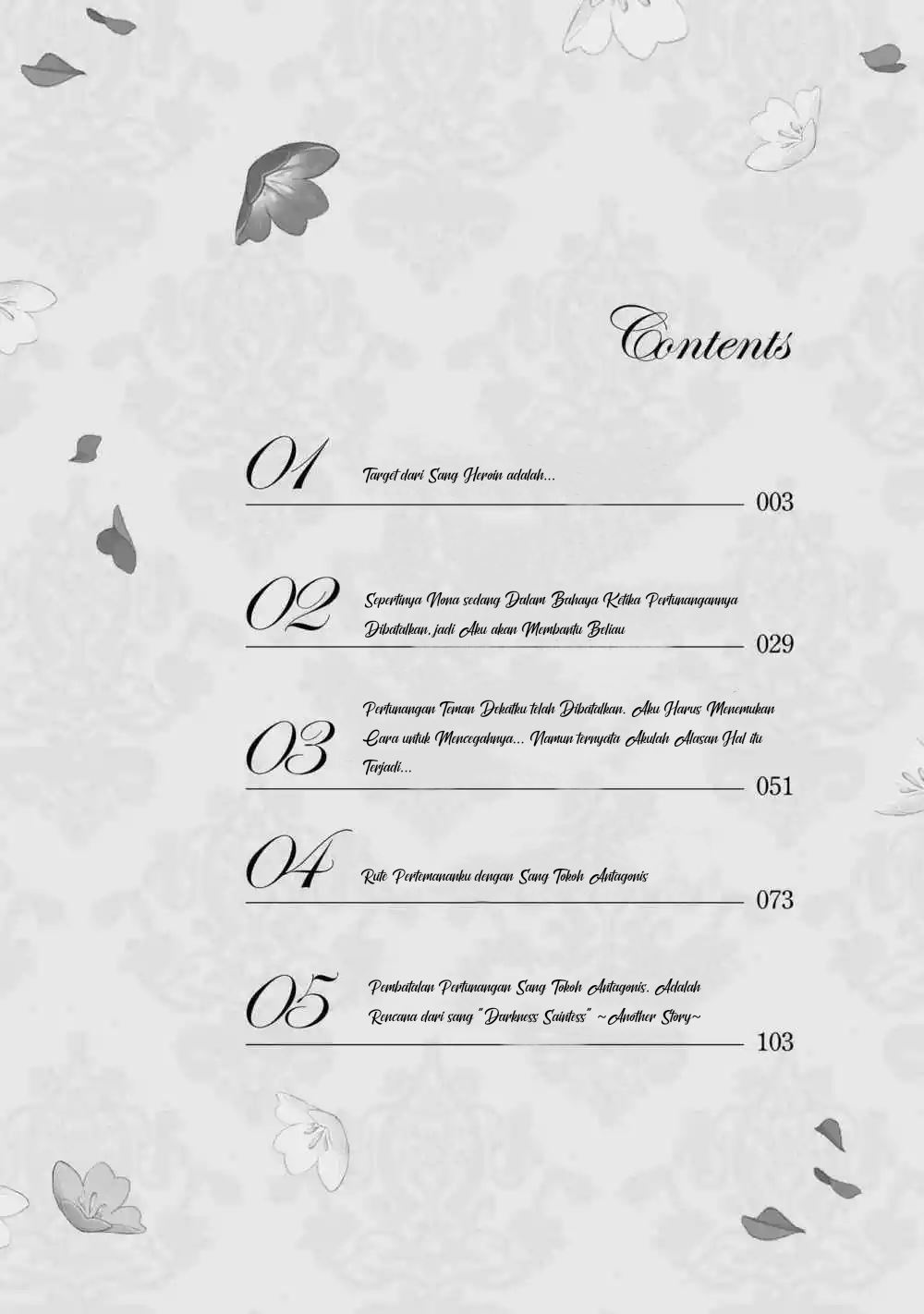 I’m the Villainess, but I’m Being Captured by the Heroine?! Chapter 01 Bahasa Indonesia