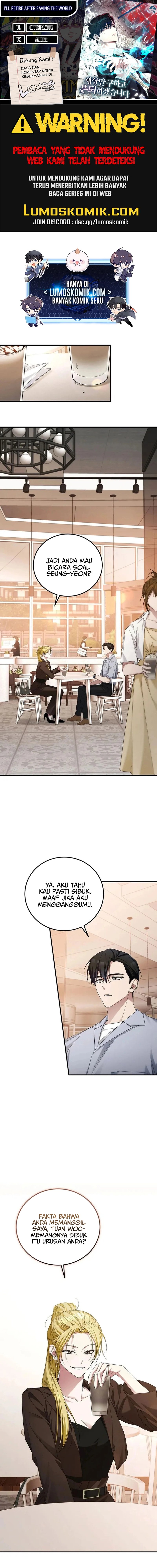 I’ll Retire After Saving the World chapter 40