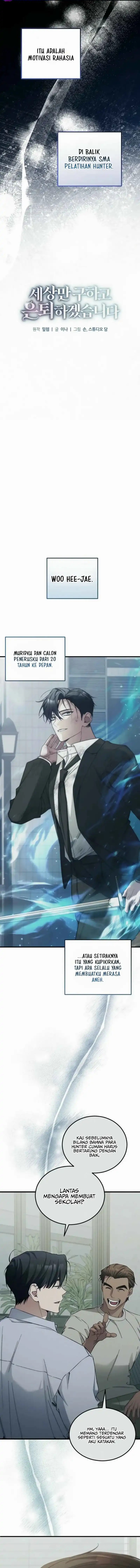 I’ll Retire After Saving the World Chapter 75 Bahasa Indonesia