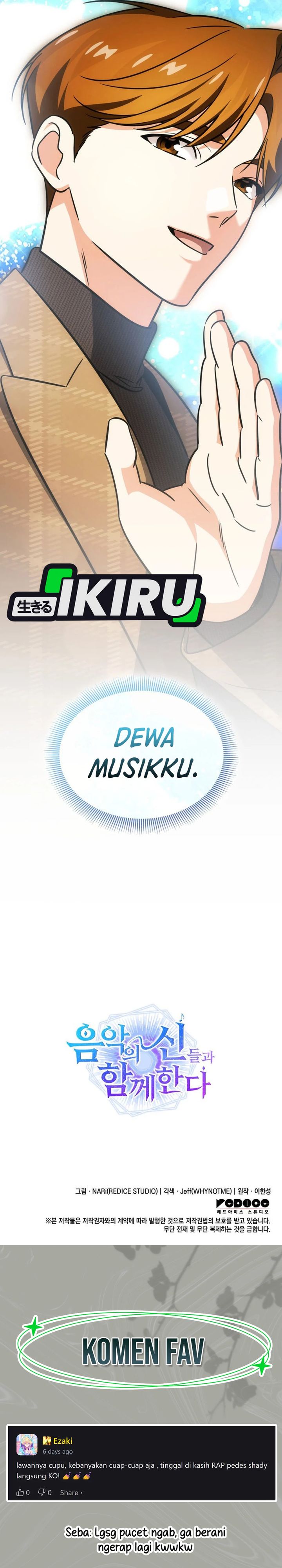 I Am With the Music Immortals Chapter 85 Bahasa Indonesia