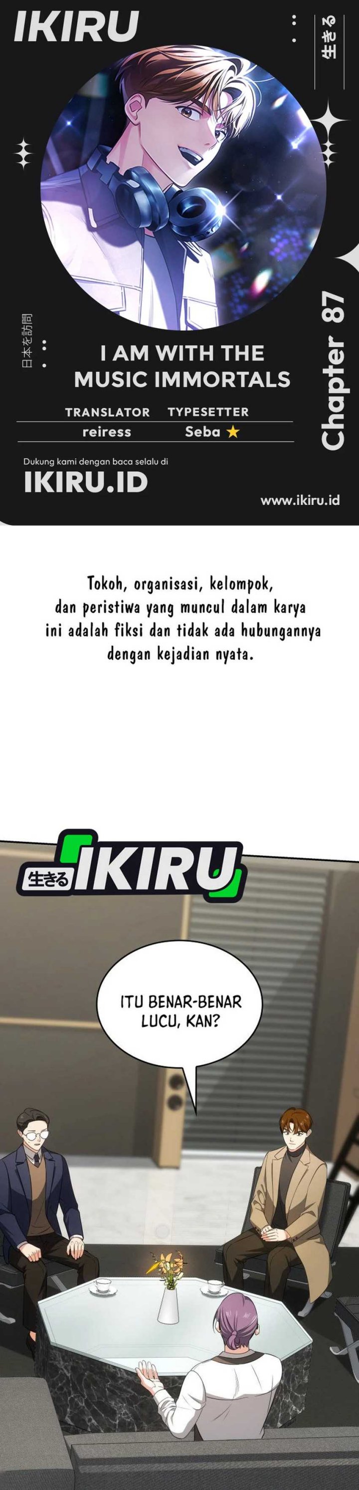 I Am With the Music Immortals chapter 87