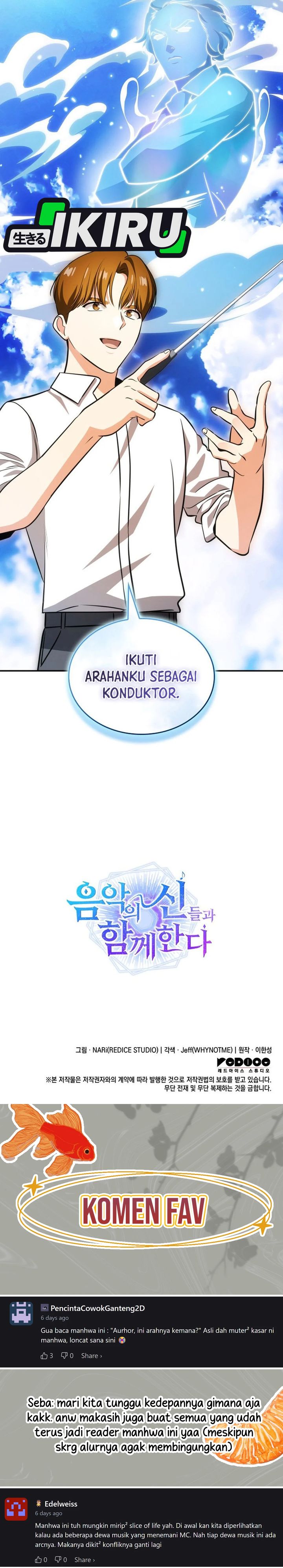 I Am With the Music Immortals Chapter 89 Bahasa Indonesia