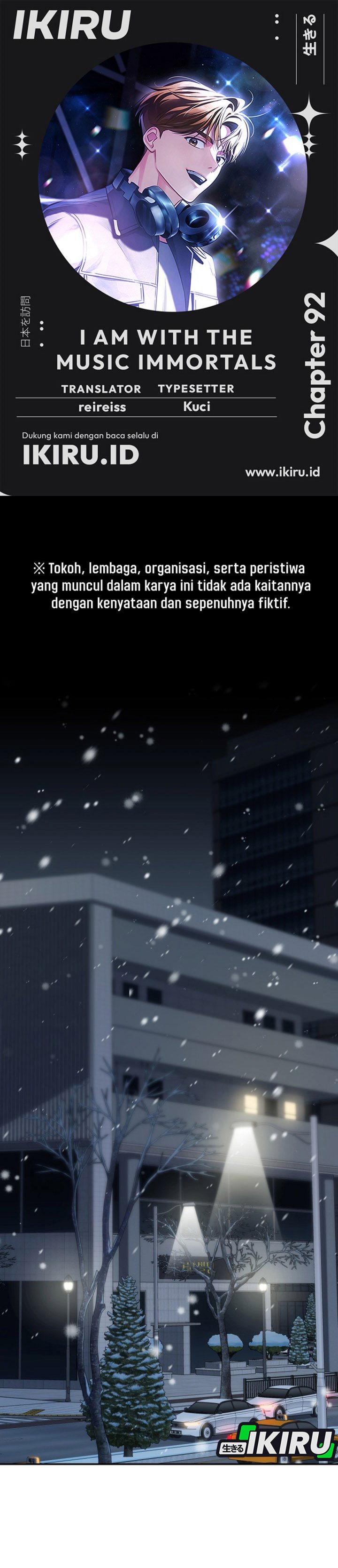 I Am With the Music Immortals Chapter 92 Bahasa Indonesia