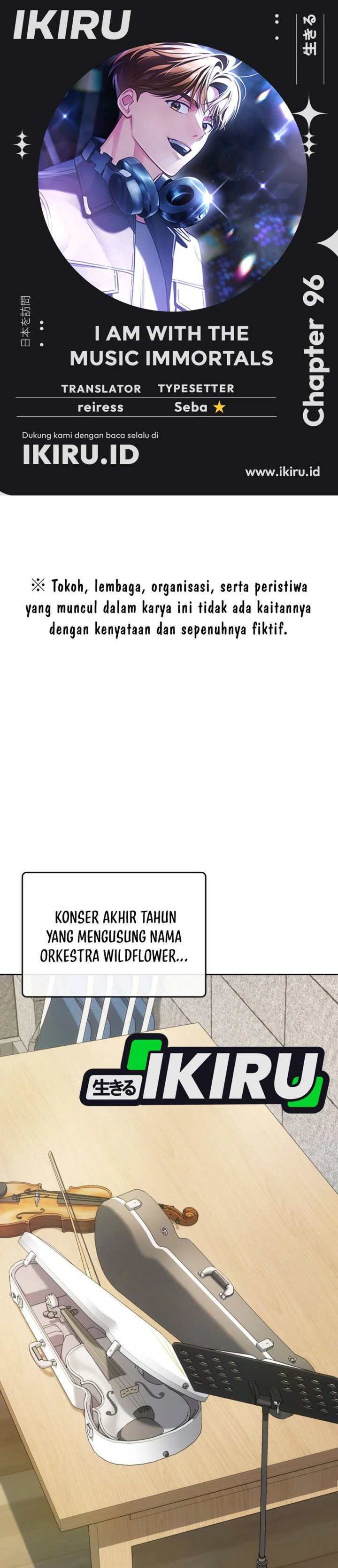 I Am With the Music Immortals Chapter 96 Bahasa Indonesia