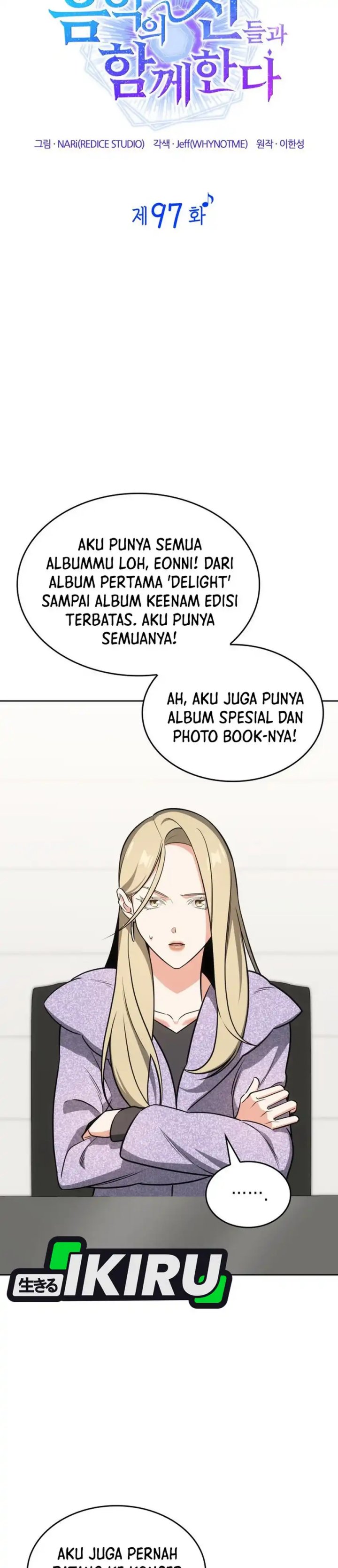 I Am With the Music Immortals Chapter 97 Bahasa Indonesia