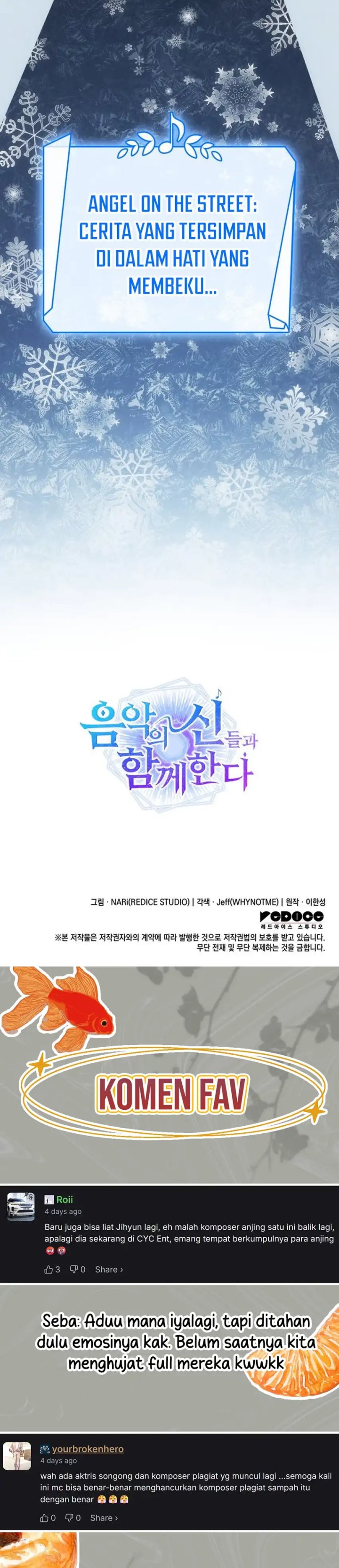 I Am With the Music Immortals Chapter 97 Bahasa Indonesia