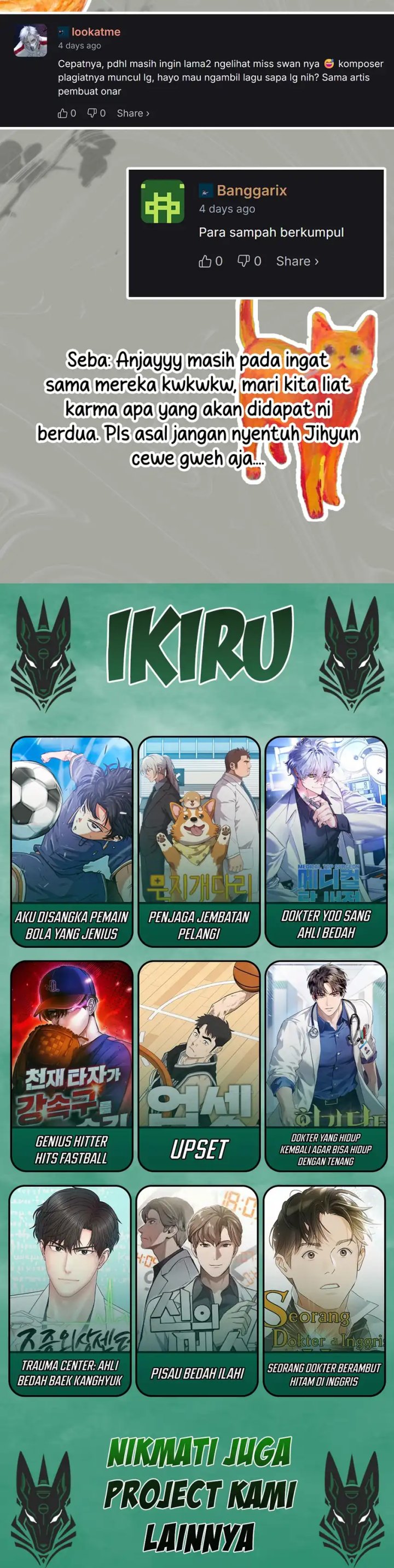 I Am With the Music Immortals Chapter 97 Bahasa Indonesia