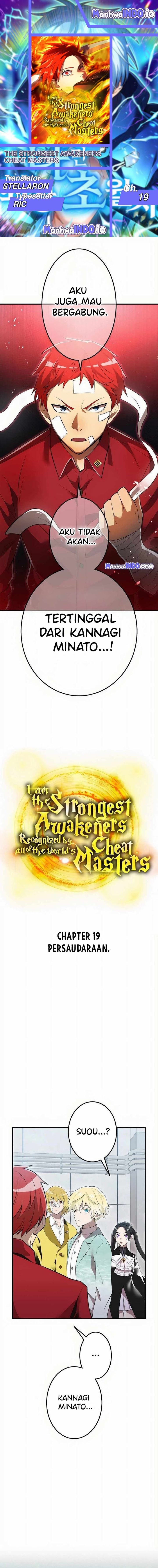 I Am the Strongest Awakeners, Recognized by All of the World’s Cheat Masters Chapter 19 Bahasa Indonesia