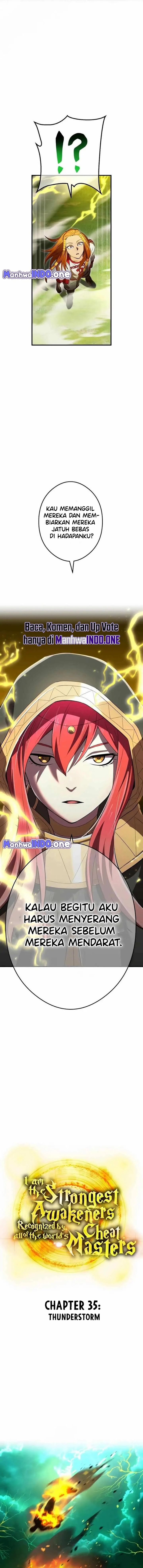 I Am the Strongest Awakeners, Recognized by All of the World’s Cheat Masters Chapter 35 Bahasa Indonesia