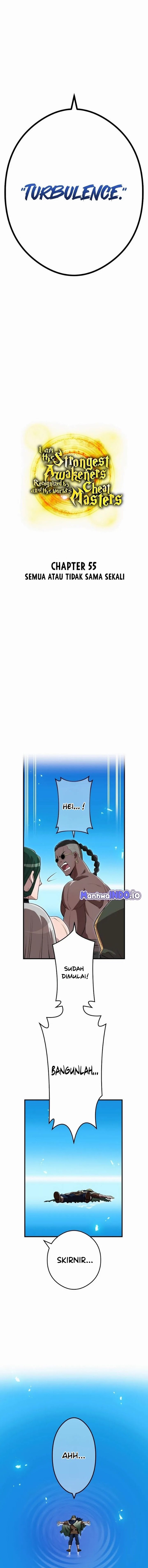 I Am the Strongest Awakeners, Recognized by All of the World’s Cheat Masters Chapter 55 Bahasa Indonesia