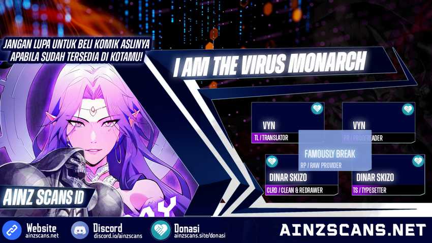 I Am the Virus Monarch Chapter 69 Bahasa Indonesia