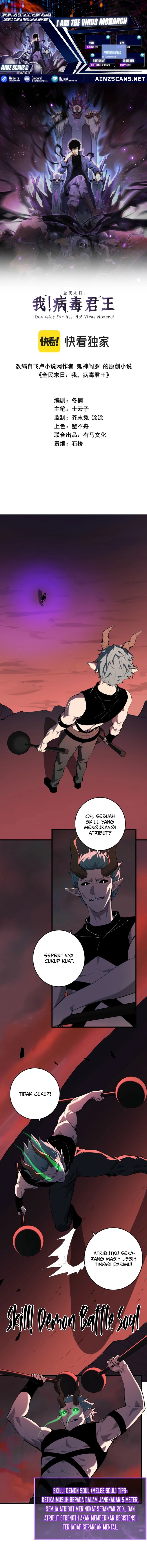 I Am the Virus Monarch Chapter 83 Bahasa Indonesia