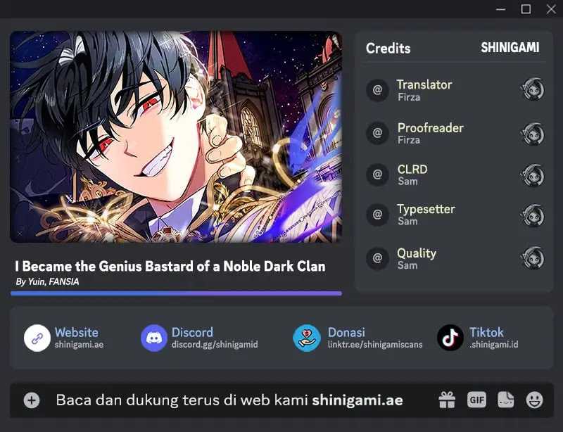 I Became The Genius Bastard Of A Noble Dark Clan Chapter 13 Bahasa Indonesia