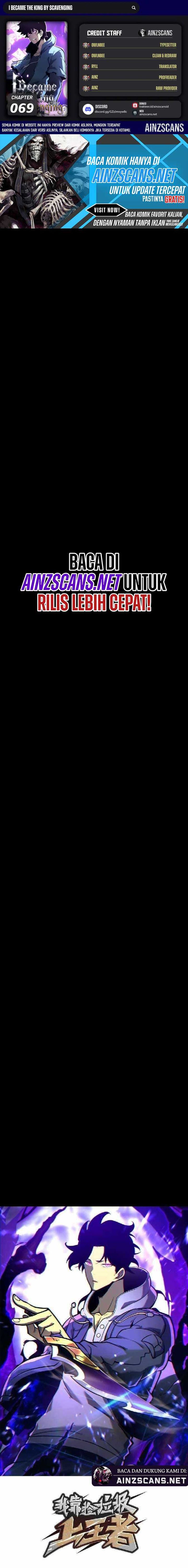 I Became The King by Scavenging Chapter 69 Bahasa Indonesia