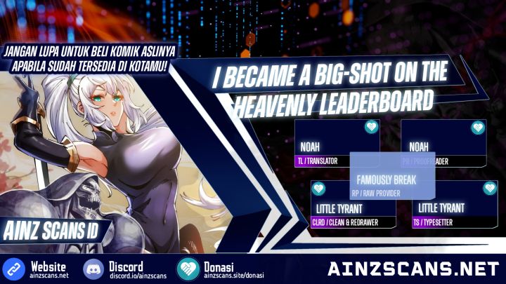 I Became a Big-Shot on the Heavenly Leaderboard Chapter 07 Bahasa Indonesia