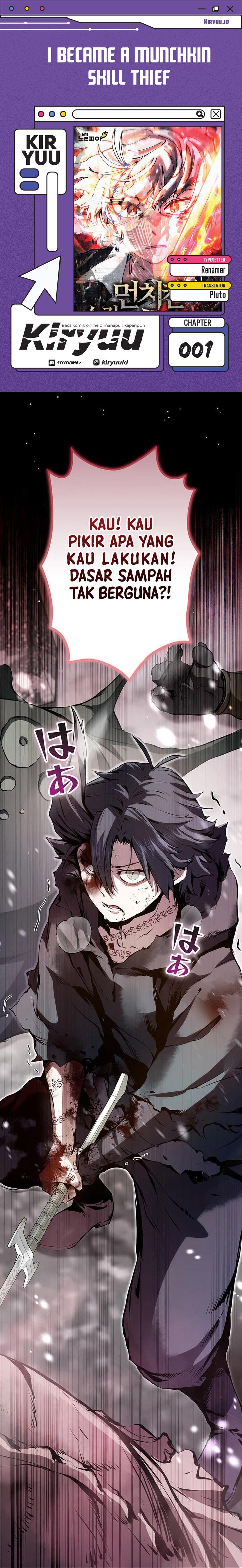 I Became a Munchkin Skill Thief Chapter 01 Bahasa Indonesia