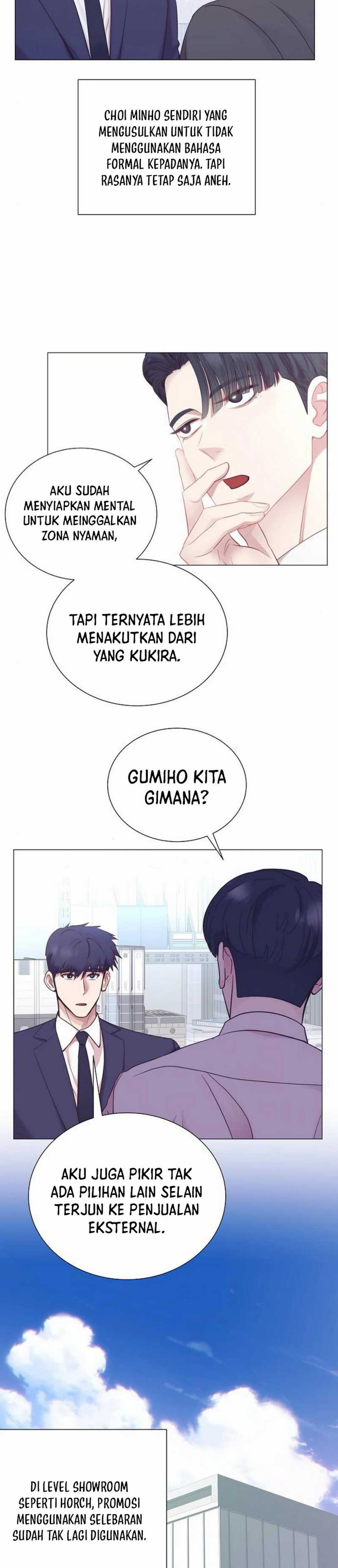 I Became a Sales Prodigy Chapter 68 Bahasa Indonesia