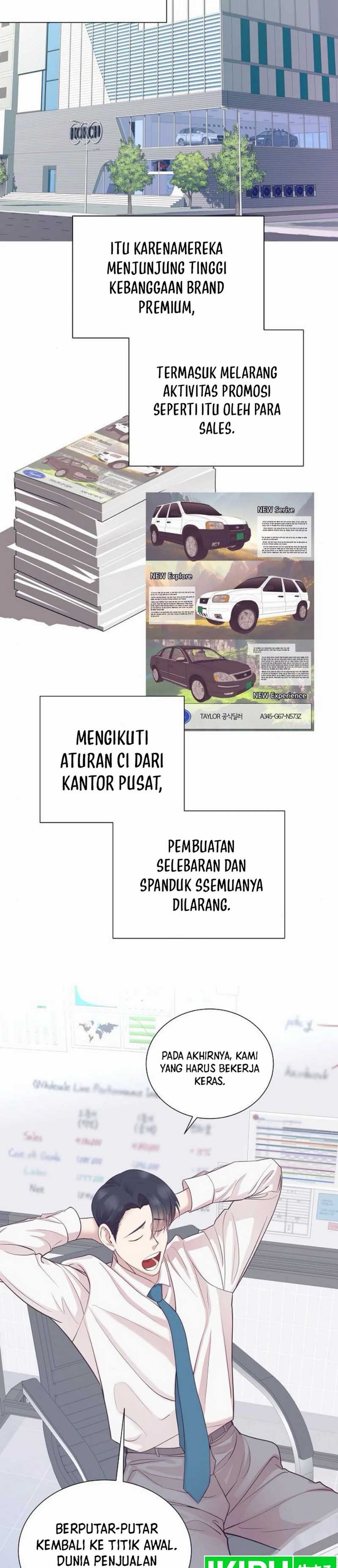 I Became a Sales Prodigy Chapter 68 Bahasa Indonesia