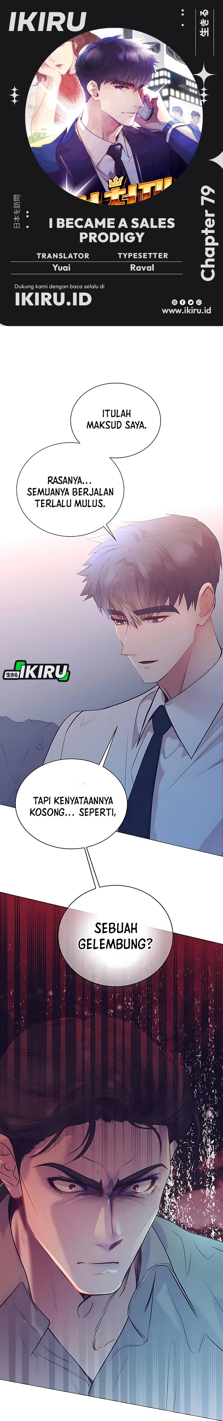 I Became a Sales Prodigy Chapter 79 Bahasa Indonesia