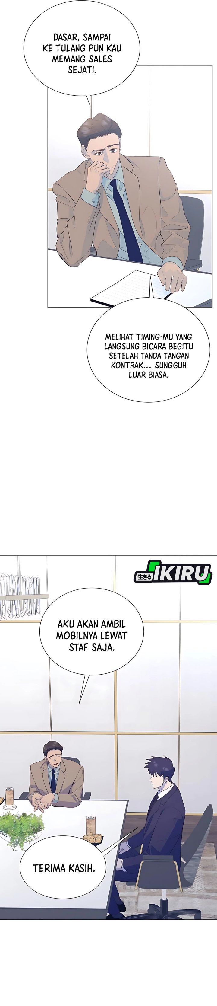 I Became a Sales Prodigy Chapter 85 Bahasa Indonesia