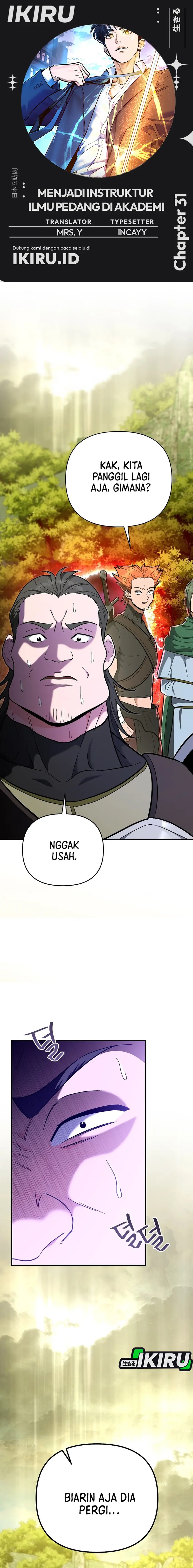 I Became a Swordsmanship Instructor at the Academy chapter 31
