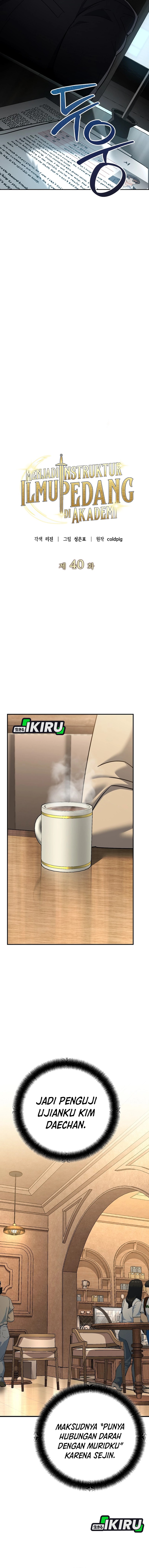 I Became a Swordsmanship Instructor at the Academy Chapter 40 Bahasa Indonesia