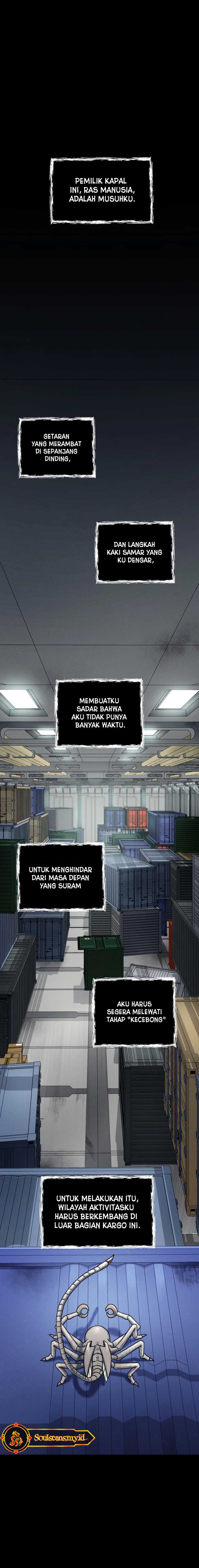 I Became an Evolving Space Monster Chapter 01 Bahasa Indonesia