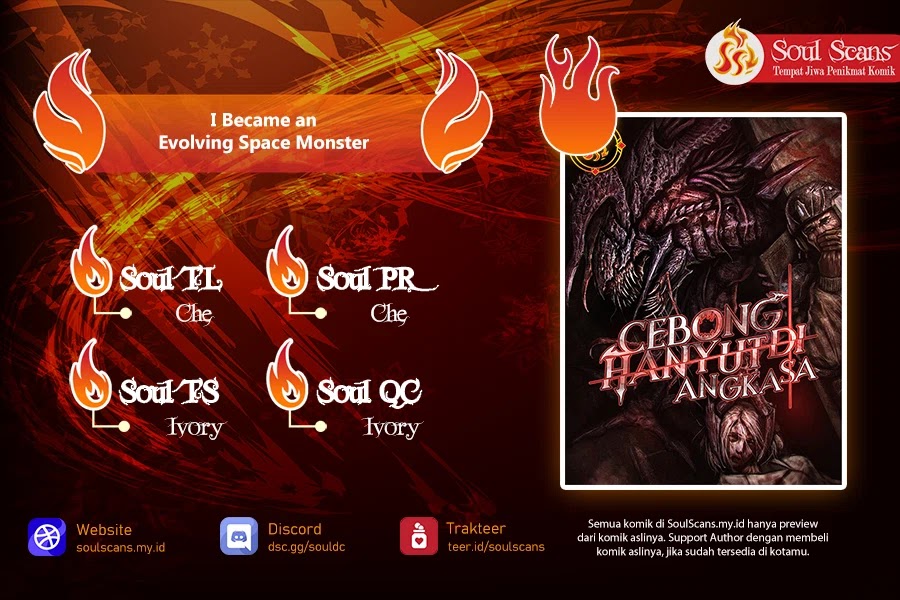 I Became an Evolving Space Monster Chapter 30.2 Bahasa Indonesia