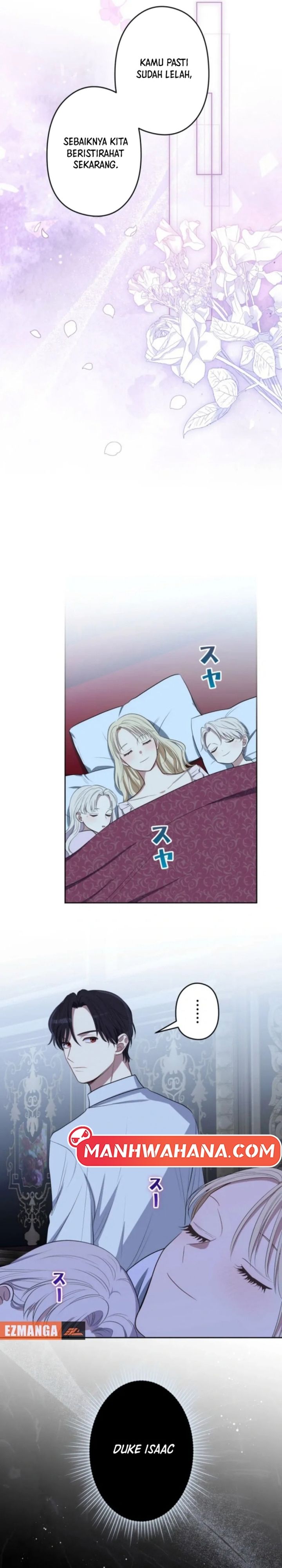 I Became the Contract Mother of the Grim Reaper Duke’s Family and They Became Obsessed With Me Chapter 31 Bahasa Indonesia