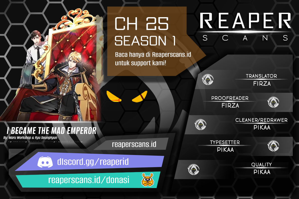 I Became the Mad Emperor Chapter 25 Bahasa Indonesia