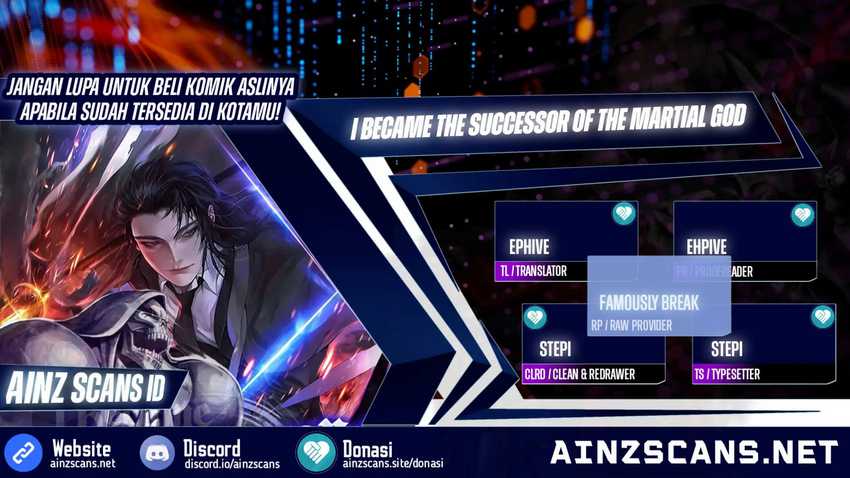 I Became the Successor of the Martial God Chapter 31 Bahasa Indonesia