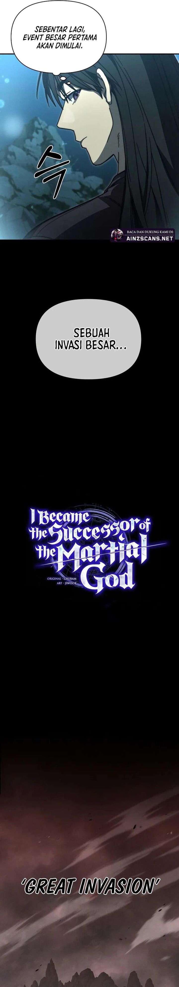 I Became the Successor of the Martial God chapter 38
