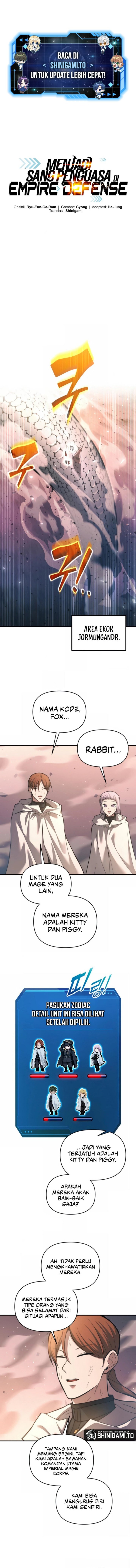 I Became the Tyrant of a Defense Game Chapter 158 Bahasa Indonesia