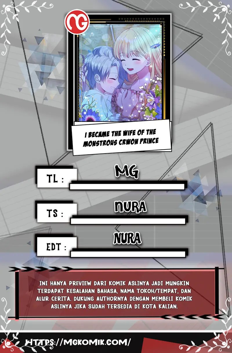 I Became the Wife of the Monstrous Crown Prince Chapter 57 Bahasa Indonesia