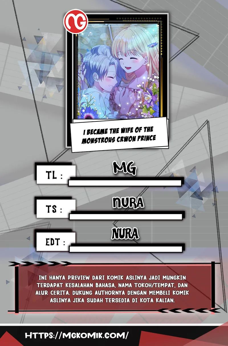 I Became the Wife of the Monstrous Crown Prince Chapter 61 Bahasa Indonesia