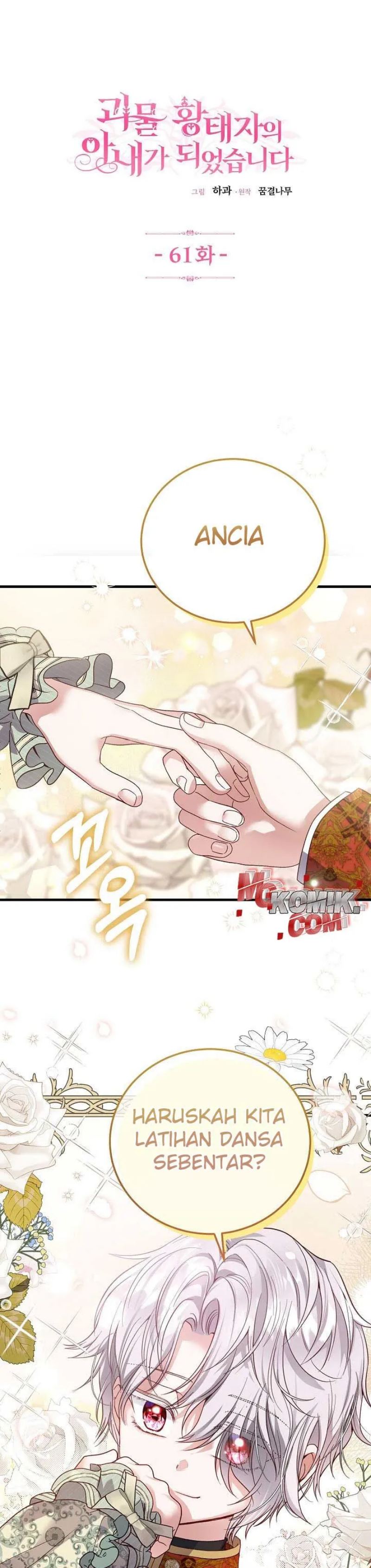 I Became the Wife of the Monstrous Crown Prince Chapter 61 Bahasa Indonesia