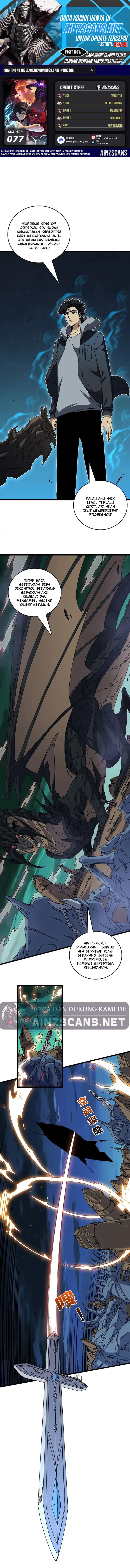 I Become Invincible Black Dragon Boss At The Start chapter 77