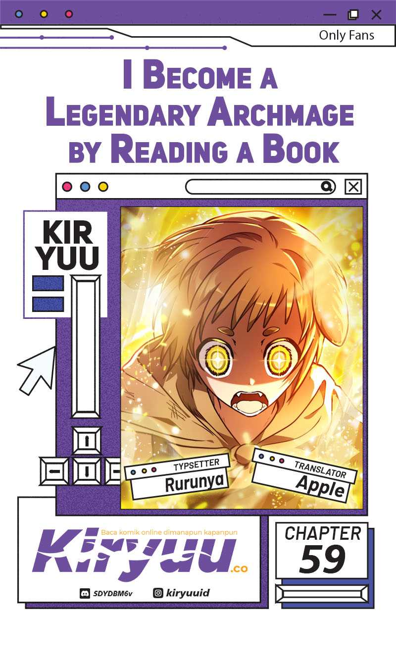 I Become a Legendary Arch Mage by Reading a Book chapter 59