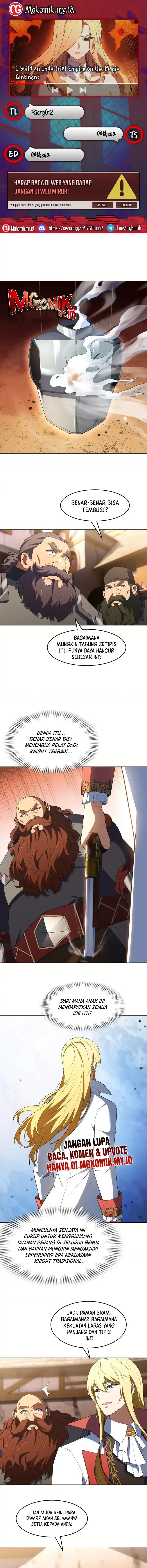 I Build an Industrial Empire on the Magic Continent Chapter 58 Bahasa Indonesia