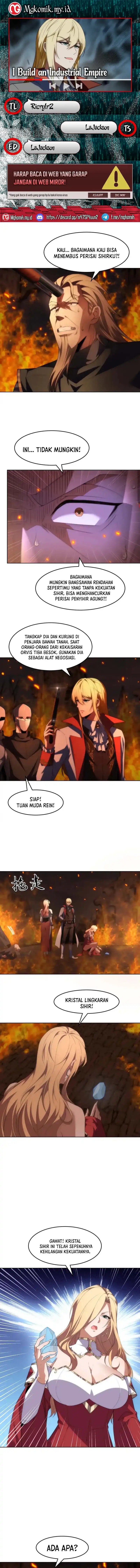I Build an Industrial Empire on the Magic Continent Chapter 62 Bahasa Indonesia