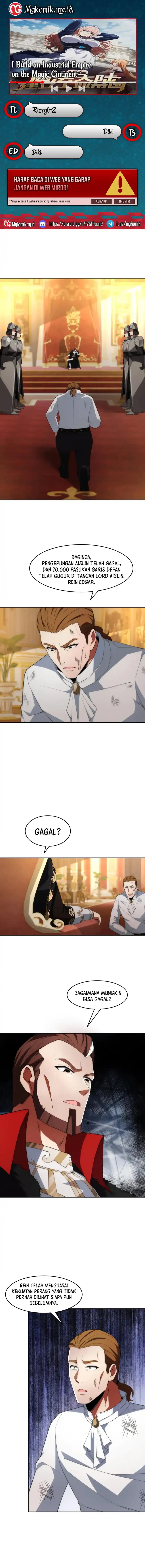 I Build an Industrial Empire on the Magic Continent Chapter 64 Bahasa Indonesia