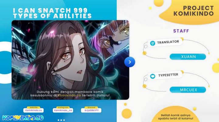 I Can Snatch 999 Types of Abilities Chapter 151 Bahasa Indonesia