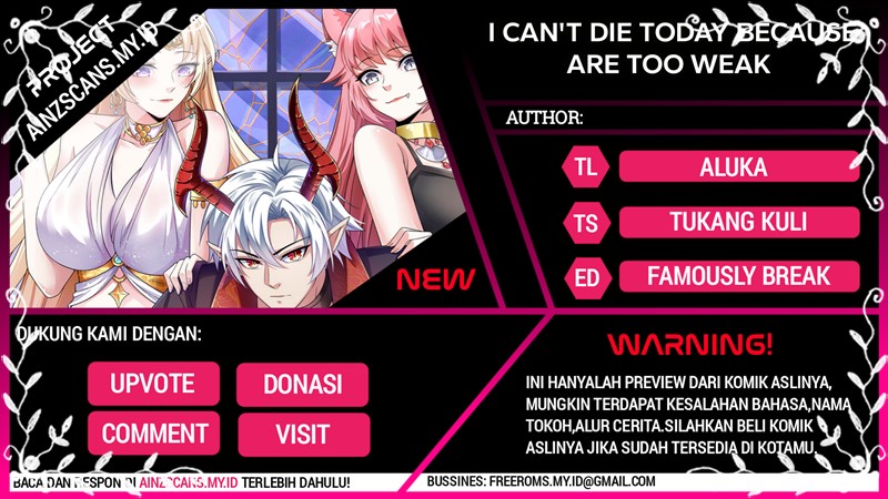 I Can’t Die Today Because You Are Too Weak chapter 7