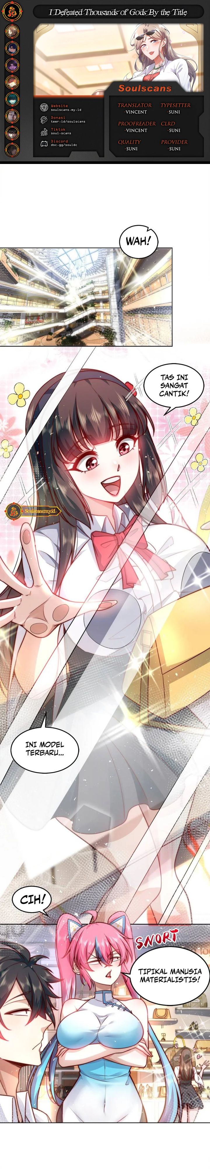 I Defeat Countless Tycoons With My Title System Chapter 18 Bahasa Indonesia