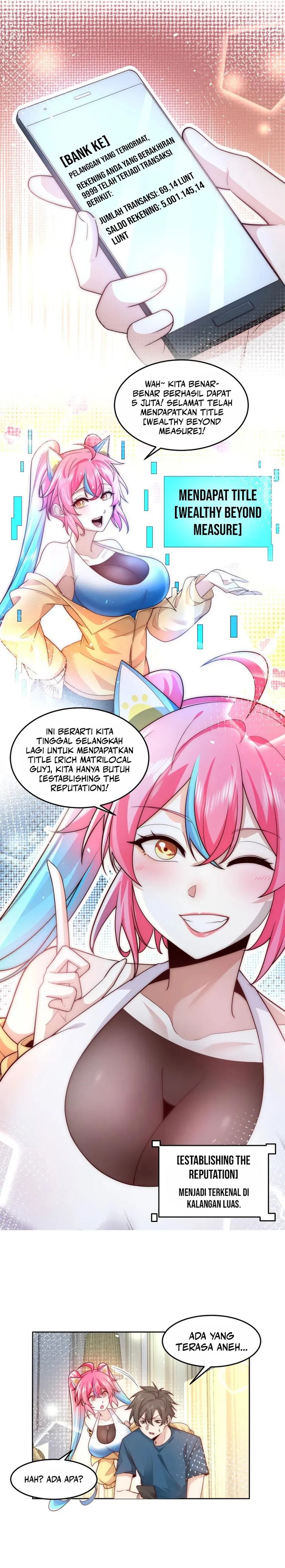 I Defeat Countless Tycoons With My Title System Chapter 73 Bahasa Indonesia