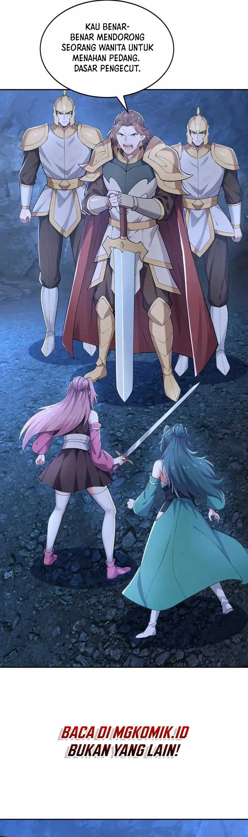 I Get Stronger Just by Lying Down While My Apprentice Cultivates Chapter 23 Bahasa Indonesia