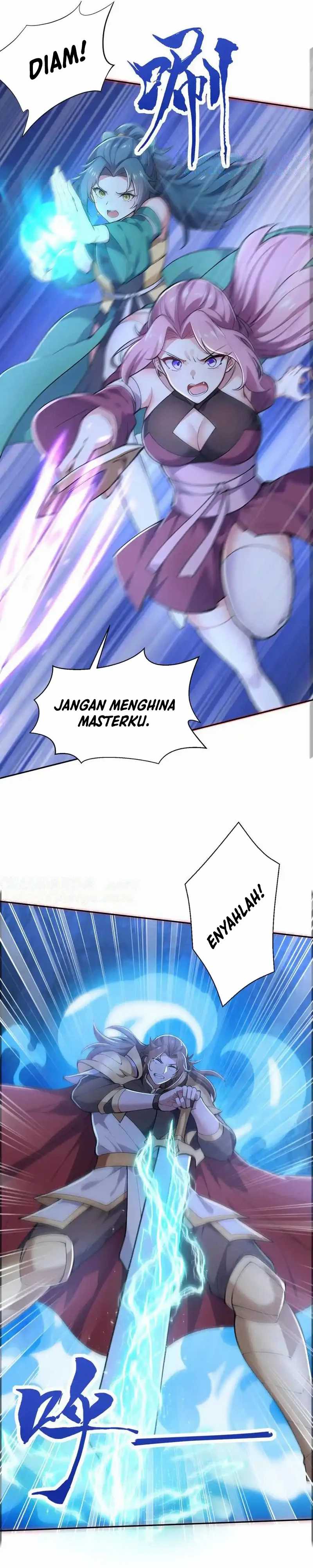 I Get Stronger Just by Lying Down While My Apprentice Cultivates Chapter 23 Bahasa Indonesia