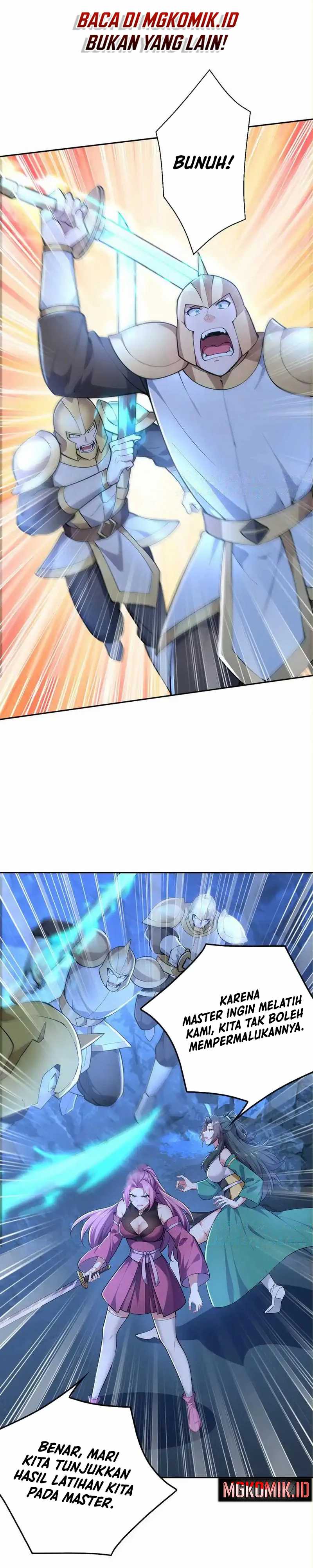 I Get Stronger Just by Lying Down While My Apprentice Cultivates Chapter 23 Bahasa Indonesia